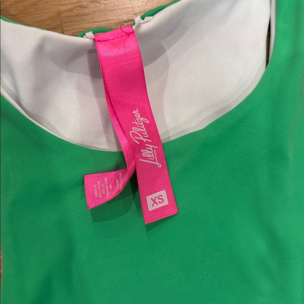 Lilly Pulitzer Green and White Tennis Pickleball Set - Picture 5 of 7